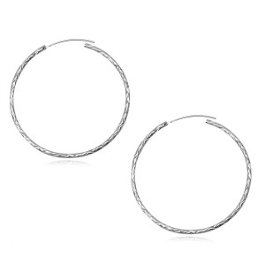 Srebrne Kolczyki Verona IKRD021 DUŻE KOŁA