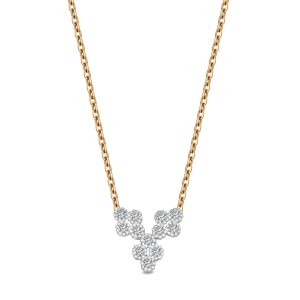 Złoty Naszyjnik Verona CB14133 z cyrkoniami