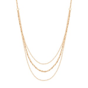 Złoty Naszyjnik Verona CA15952 Kaskadowy