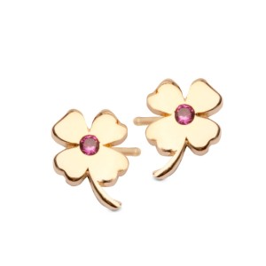 Złote Kolczyki  Verona Kwiatki FW14379