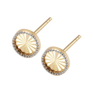 Złote Kolczyki Verona FA17313 z dwukolorowego złota