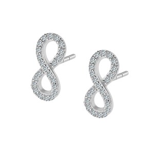 Srebrne Kolczyki Verona IKCW112 Nieskończoność