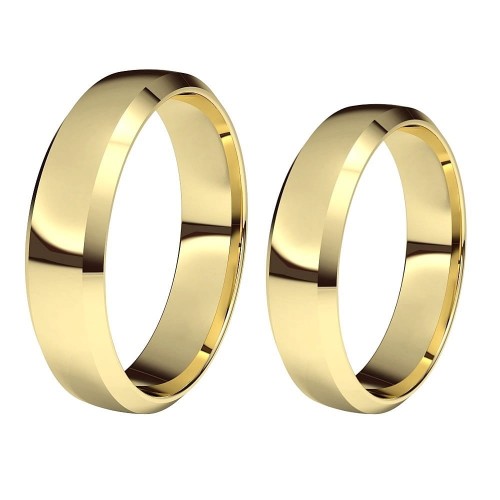 zlote-obraczki-slubne-fazowane-5mm -pr585-szybka-wysylka