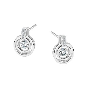 Srebrne Kolczyki  Verona KW48006 Flavia