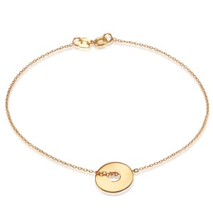 Złota Bransoletka Verona DA10153 Kółko