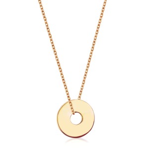 Złoty Naszyjnik Verona CA10153 Kółko