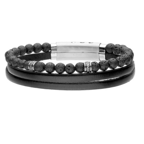 Bransoletka męska Manoki BA789B LAWA WULKANICZNA