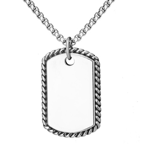 Naszyjnik Męski Nieśmiertelnik WA601 Manoki  