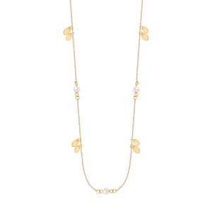  Złoty Naszyjnik z Perłami Verona CF18998