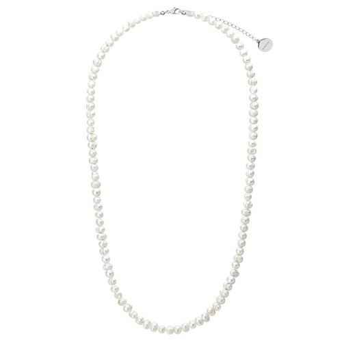 Naszyjnik z białych pereł Manoki WA721 