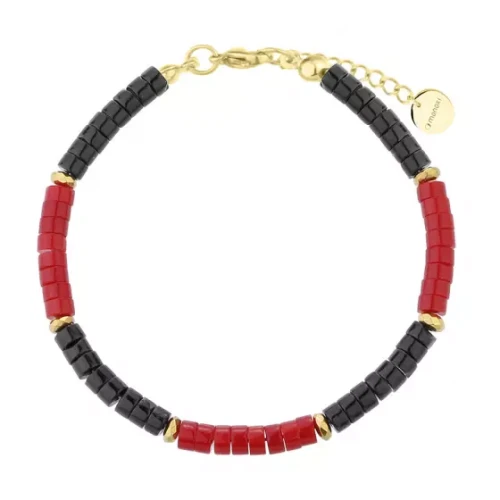 Bransoletka Manoki BA1182GR Koral + Onyks