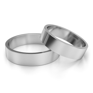 Obrączki Tytanowe Płaskie od 2 do 10 mm   
