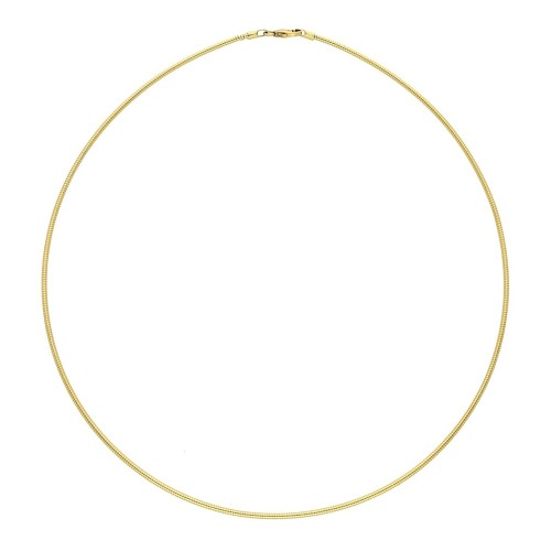 Złoty Naszyjnik Verona ZAA0178 Typu Omega