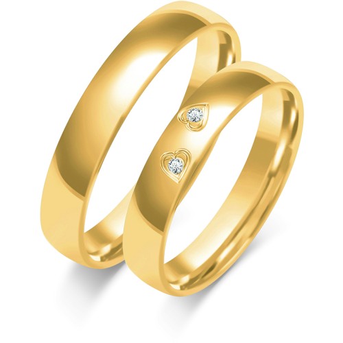 Srebrne obrączki z serduszkami B-11 pozłacane.jpg