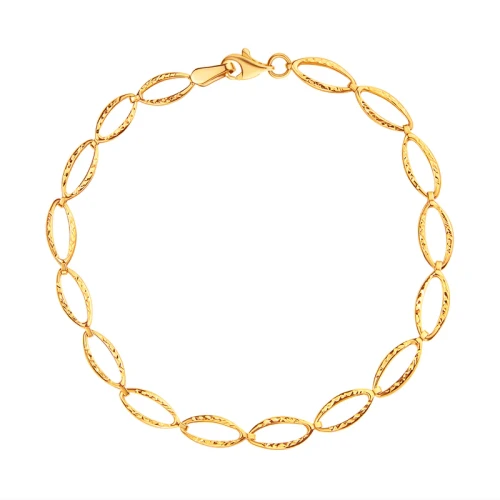 Złota Bransoletka Verona BX21228 Diamentowana