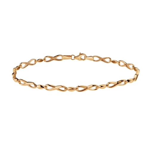 Złota Bransoletka Verona BX21266 NIESKOŃCZONOŚĆ