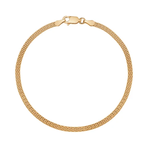 Bransoletka Srebrna pozłacana Verona BS56276