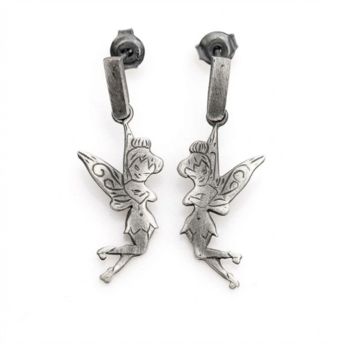 Srebrne kolczyki ORKO022 WRÓŻKA ELF