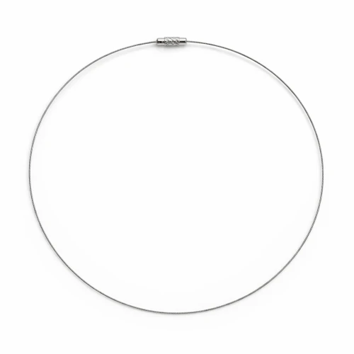   Baza naszyjnika linka stalowa 45 cm S1807