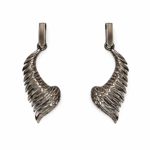 Srebrne kolczyki ORKO011 SKRZYDŁO 