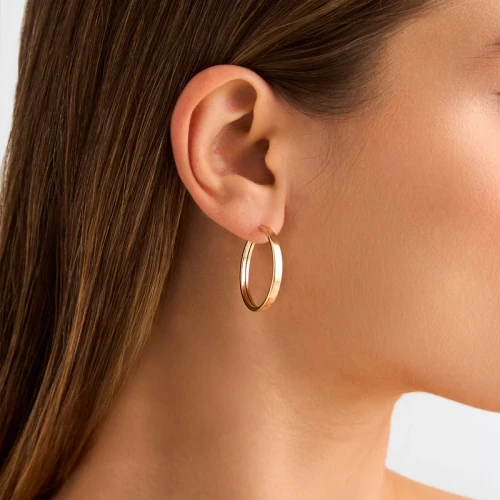 Złote Kolczyki Verona JX16424 KOŁA