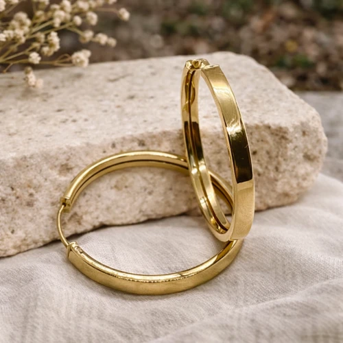 Złote Kolczyki Verona JX16424 KOŁA