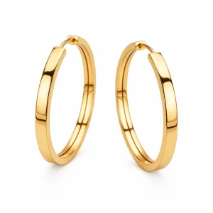 Złote Kolczyki Verona JX16424 KOŁA