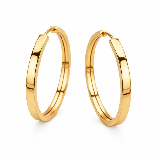 Złote Kolczyki Verona JX16424 KOŁA