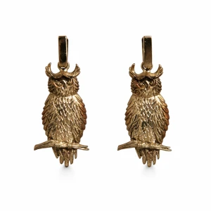 Srebrne kolczyki ORKO061 SOWA