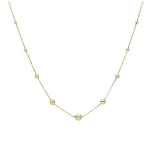 Złoty naszyjnik NAEK5102 ZŁOTE KULECZKI