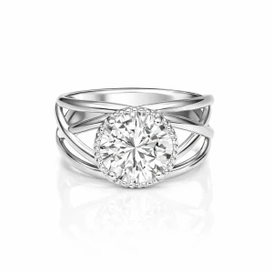 Srebrny Pierścionek 07071502/00 z cyrkonią Star