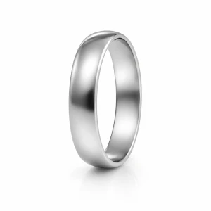 Obrączka Tytanowa klasyczna zaokrąglona od 2 do 10 mm      