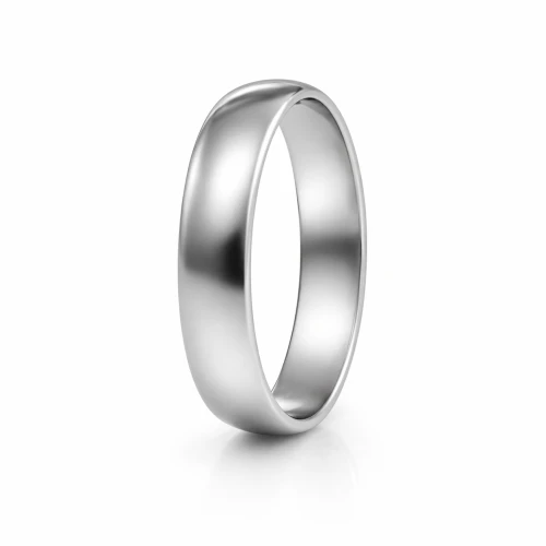 Obrączka Tytanowa klasyczna zaokrąglona od 2 do 10 mm      