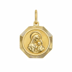 Złota Zawieszka Medalik Verona LA11547 MATOWY