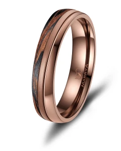 Obrączka Kolekcja Carbon Bronze CB-01 męska
