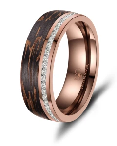 Obrączka Kolekcja Carbon Bronze CB-04 damska   