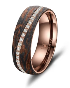 Obrączka Kolekcja Carbon Bronze CB-05 damska    