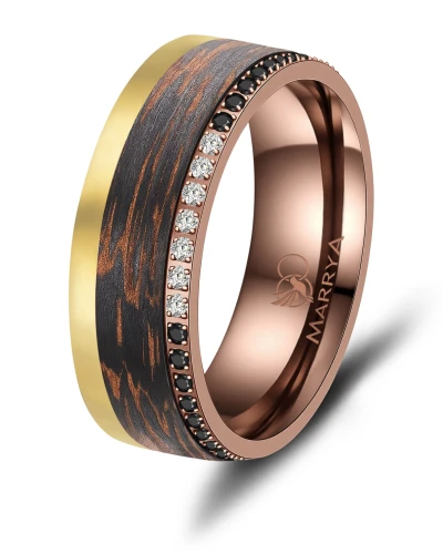 Obrączka Kolekcja Carbon Bronze CB-07 damska      