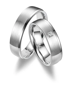 Srebrne Obrączki Ślubne 5 mm  SI-02