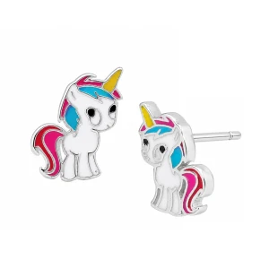 Srebrne Kolczyki UNICORN 29-50011