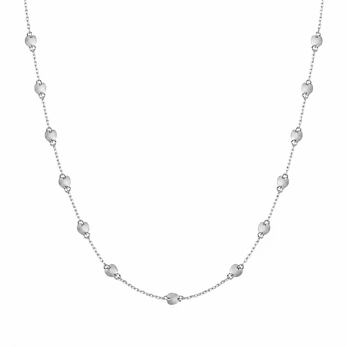 Srebrny Naszyjnik Verona N051207 Serca