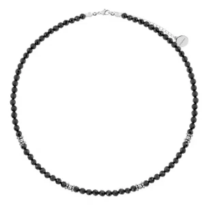 Naszyjnik Manoki WA770SB CHOKER z czarnymi turmalinami