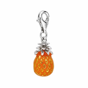 Srebrny Big Charms AVBN006 Ananas