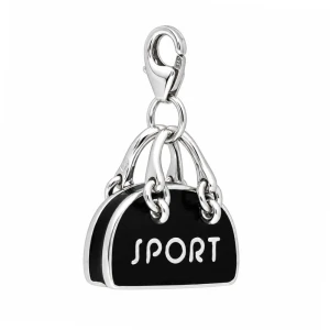 Srebrny Big Charms AVVG013 Torba Sportowa