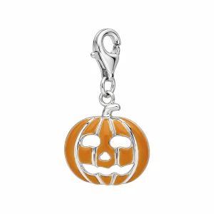 Srebrny Big Charms AVCL102 Dynia Halloween