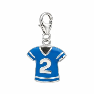 Srebrny Big Charms AVVG018 Koszulka Sportowa