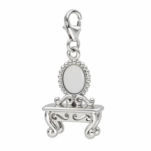 Srebrny Big Charms AVTI008 Toaletka Retro