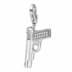 Srebrny Big Charms AVHD005 Pistolet