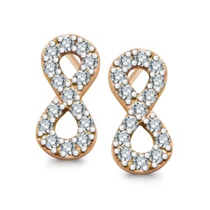 Złote Kolczyki Verona FB11559 Nieskończoność