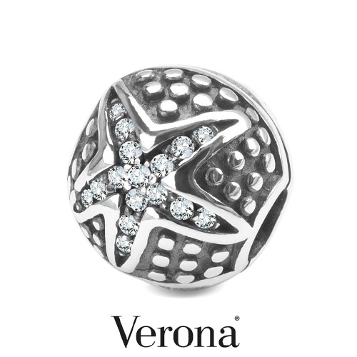 Srebrny klips Elemento Verona Z42530